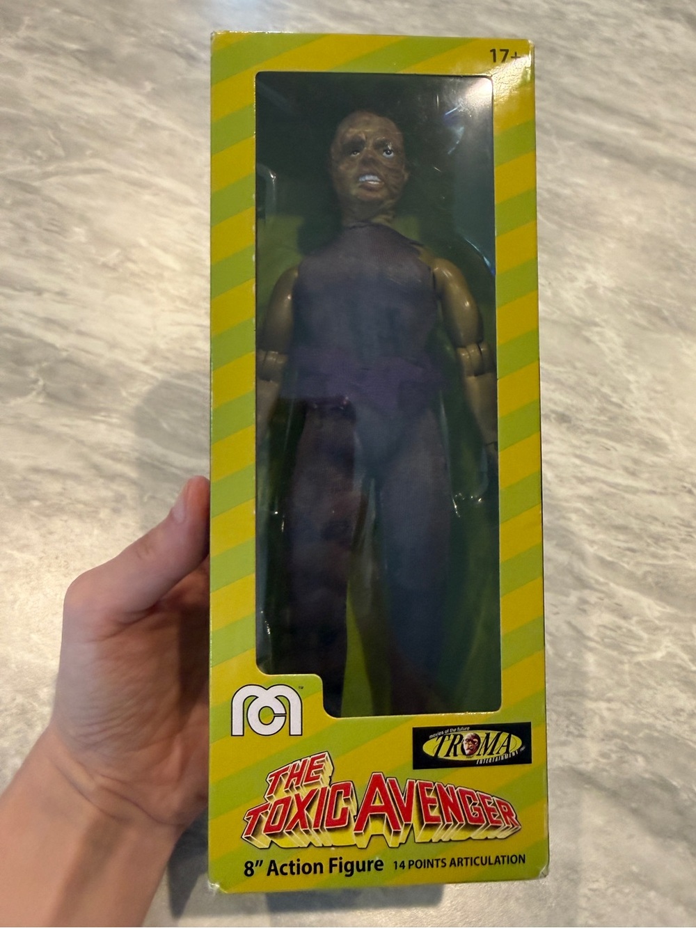 The Toxic Avenger TOXIE Action Figure by Mego Monsters/Troma NIB/SEALED Limited